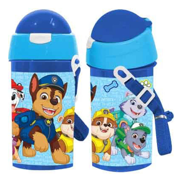 Paw Patrol Flip-Top Straw Water Bottle Age- 3 Years & Above