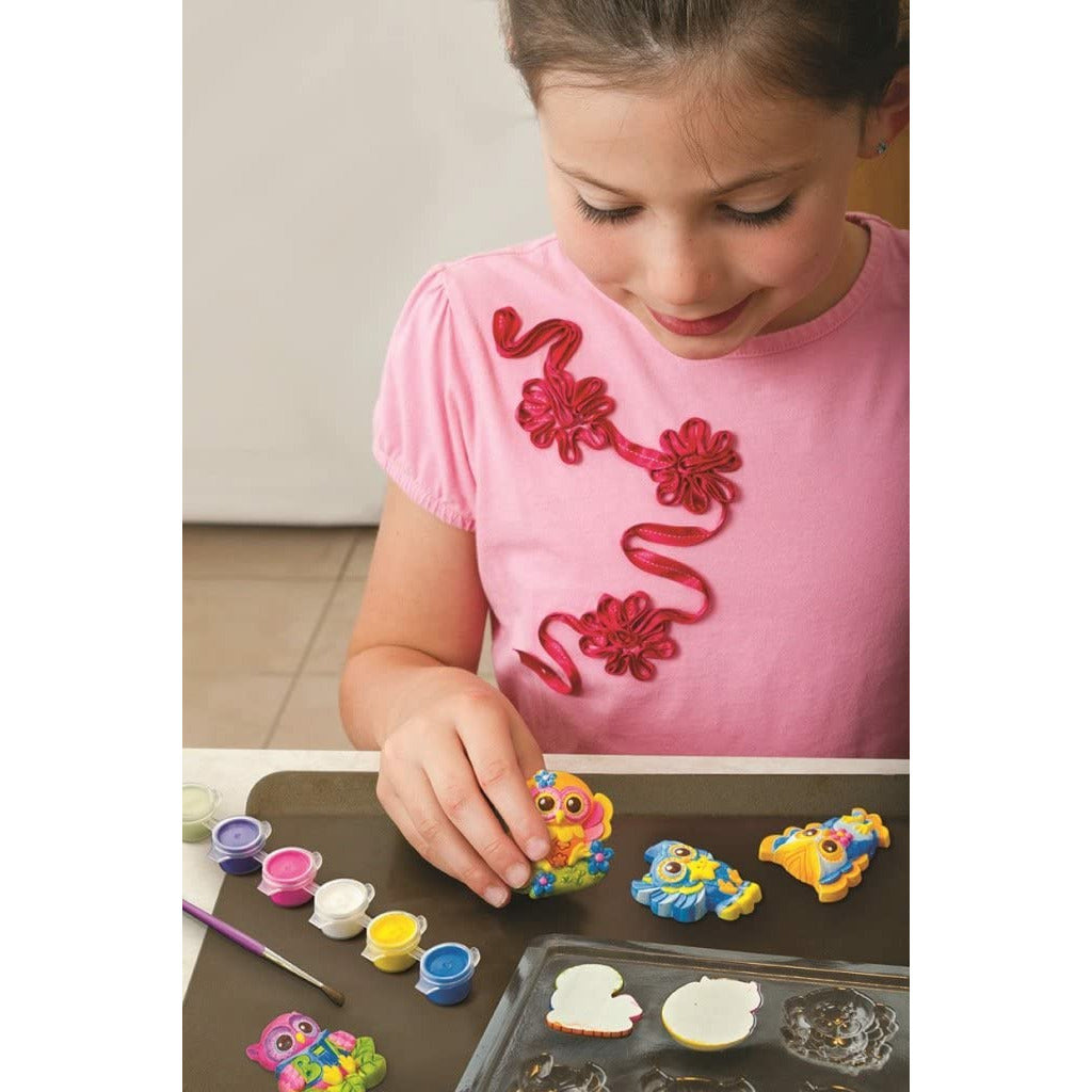 4M Mould & Paint / Glow Owls Age 5Y+