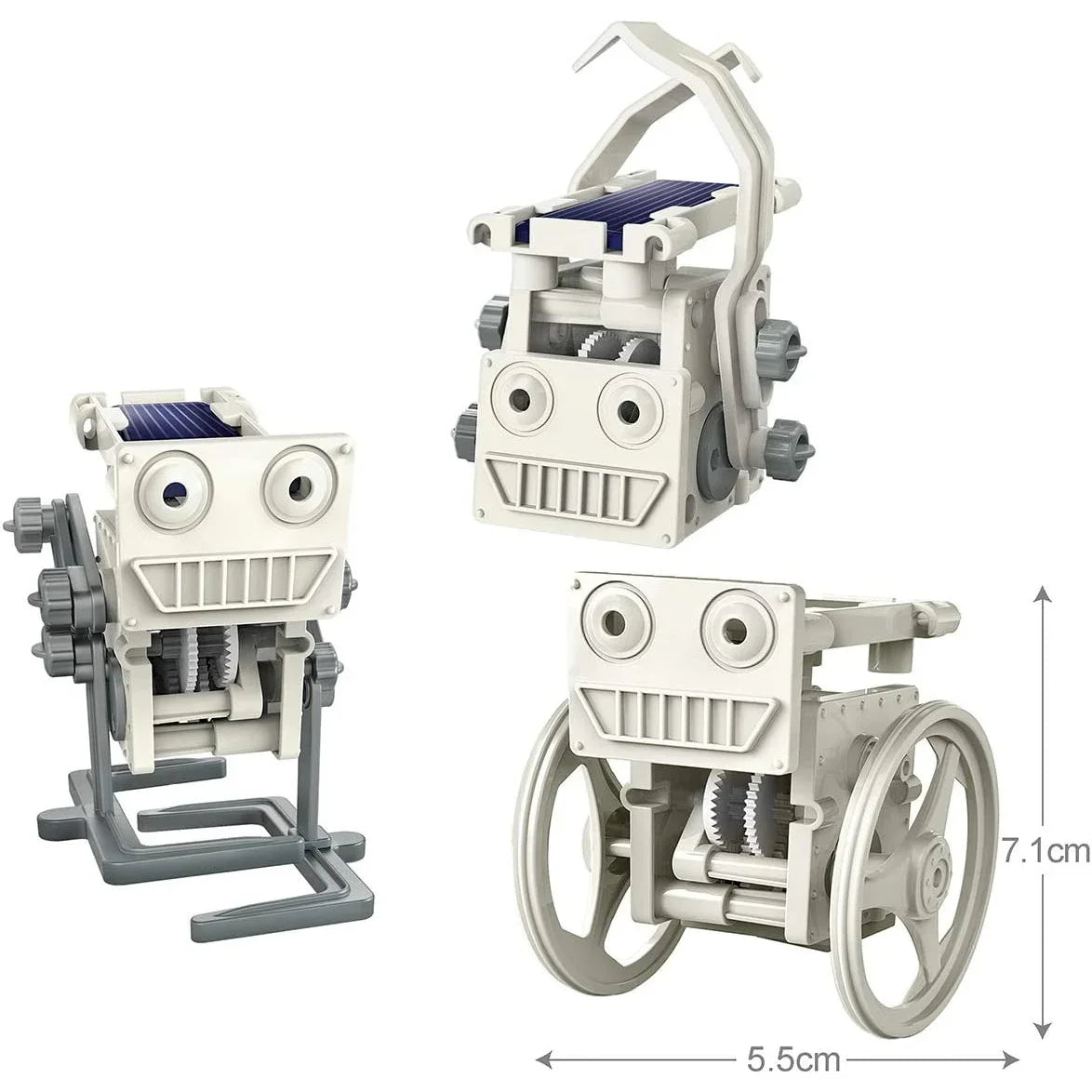 4M 3-in-1 Green Science Mini Solar Robot Multicolor Age- 5 Years & Above