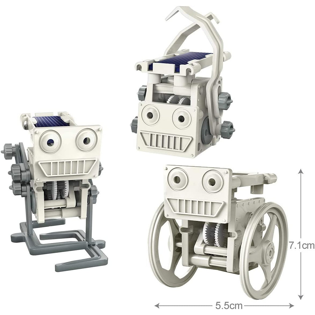 4M 3-in-1 Green Science Mini Solar Robot Multicolor Age- 5 Years & Above