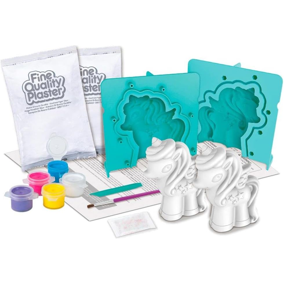 4M 3D Mould & Paint Glitter Unicorn Multicolor Age- 5 Years & Above