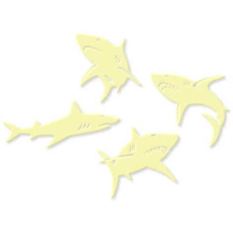 4M Card Glow-In-The-Dark Shark (14 Pieces) Multicolor Age-3 Years & Above