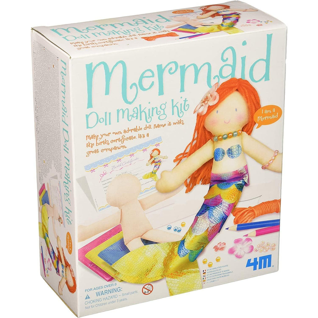 4M Doll Making Kit Mermaid  Multicolor Age- 8 Years & Above