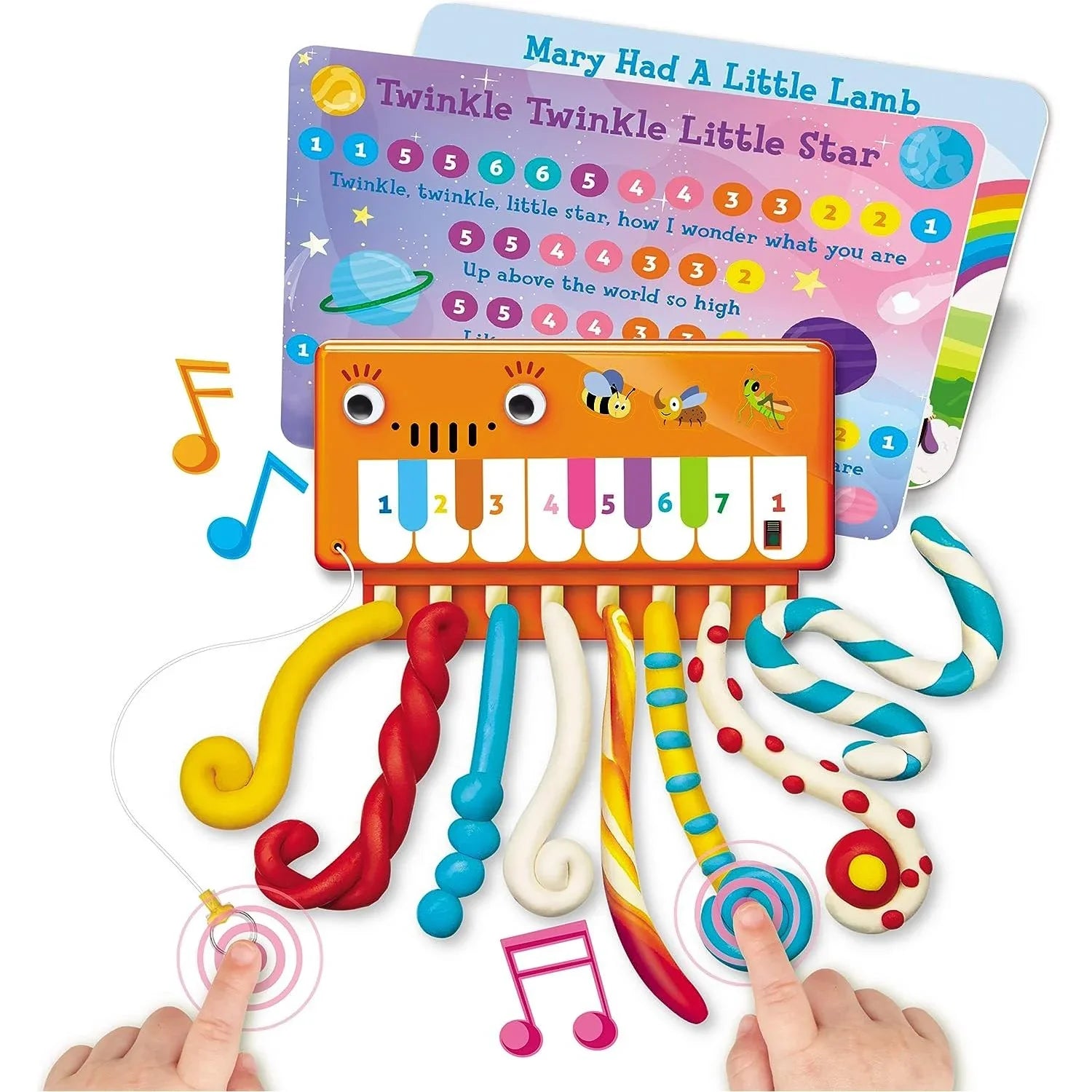 4M Dough Circuit Piano Multicolor Age- 5 Years & Above