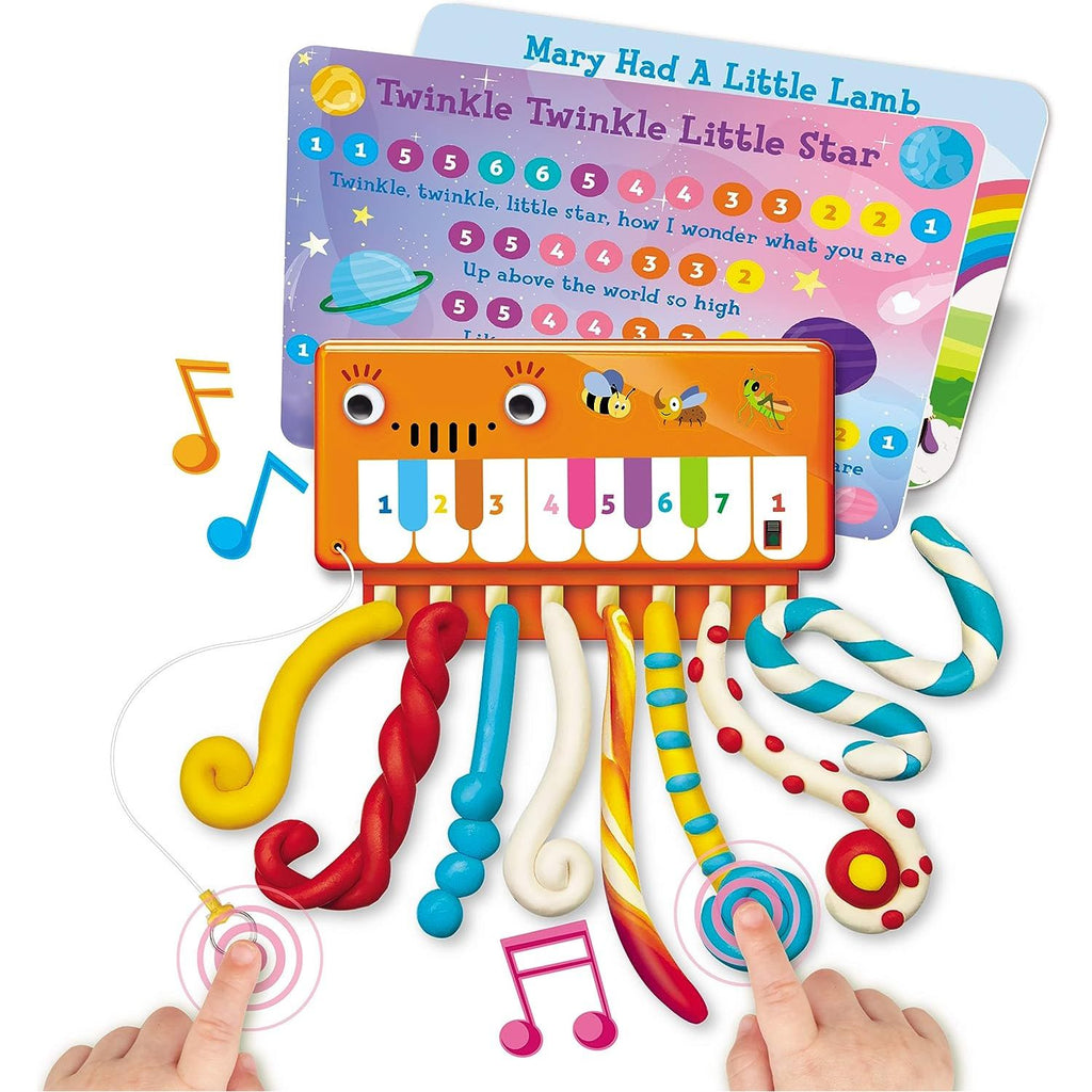 4M Dough Circuit Piano Multicolor Age- 5 Years & Above