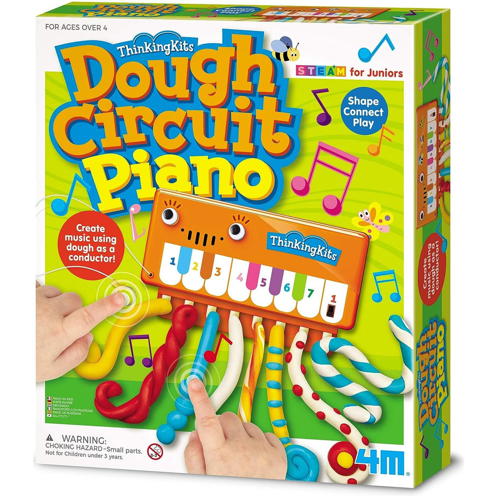 4M Dough Circuit Piano Multicolor Age- 5 Years & Above
