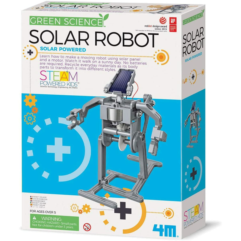 4M Green Science/ Solar Powered Robot Age 5Y+