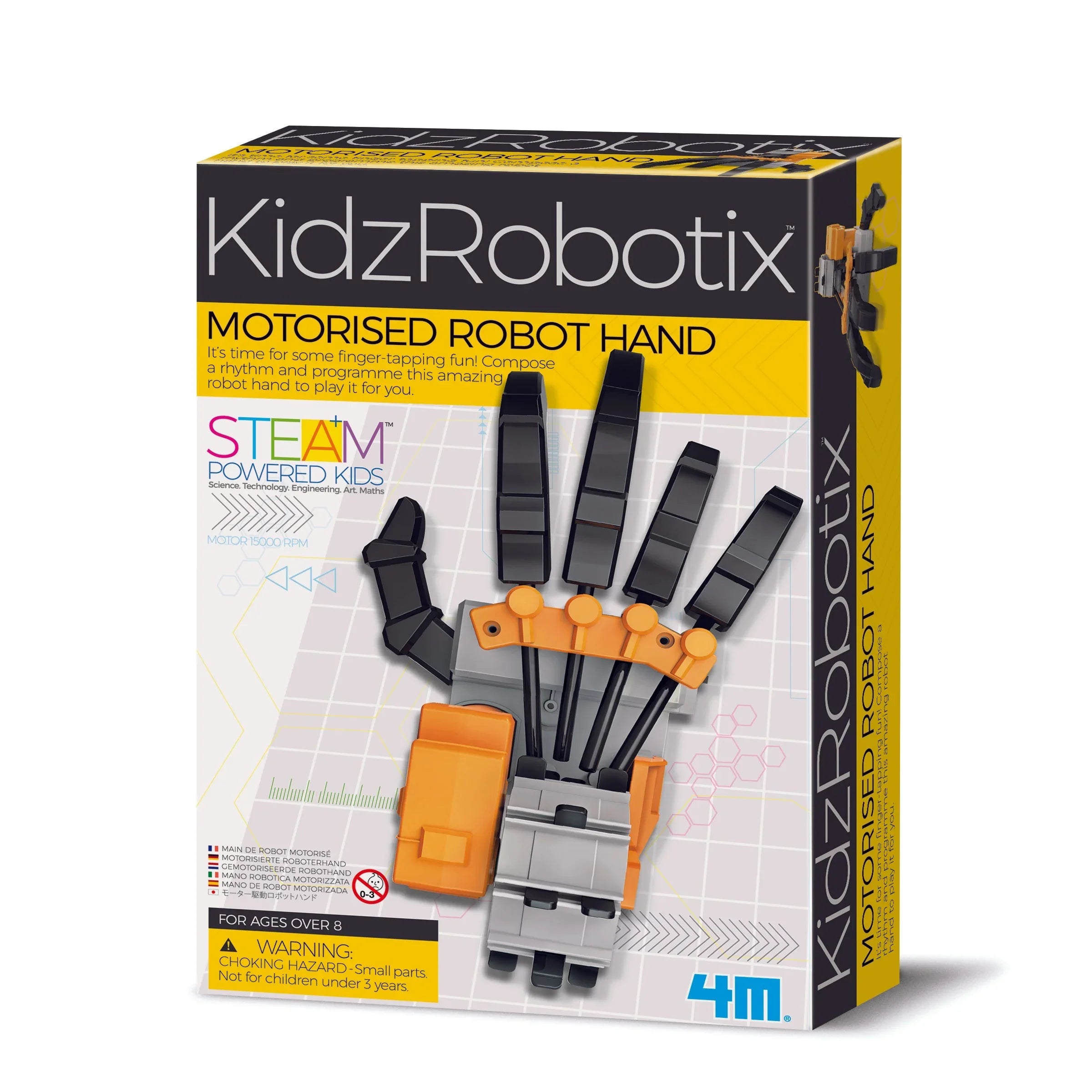 4M KidzRobotix Motorised Robot Hand Multicolor Age- 8 Years & Above