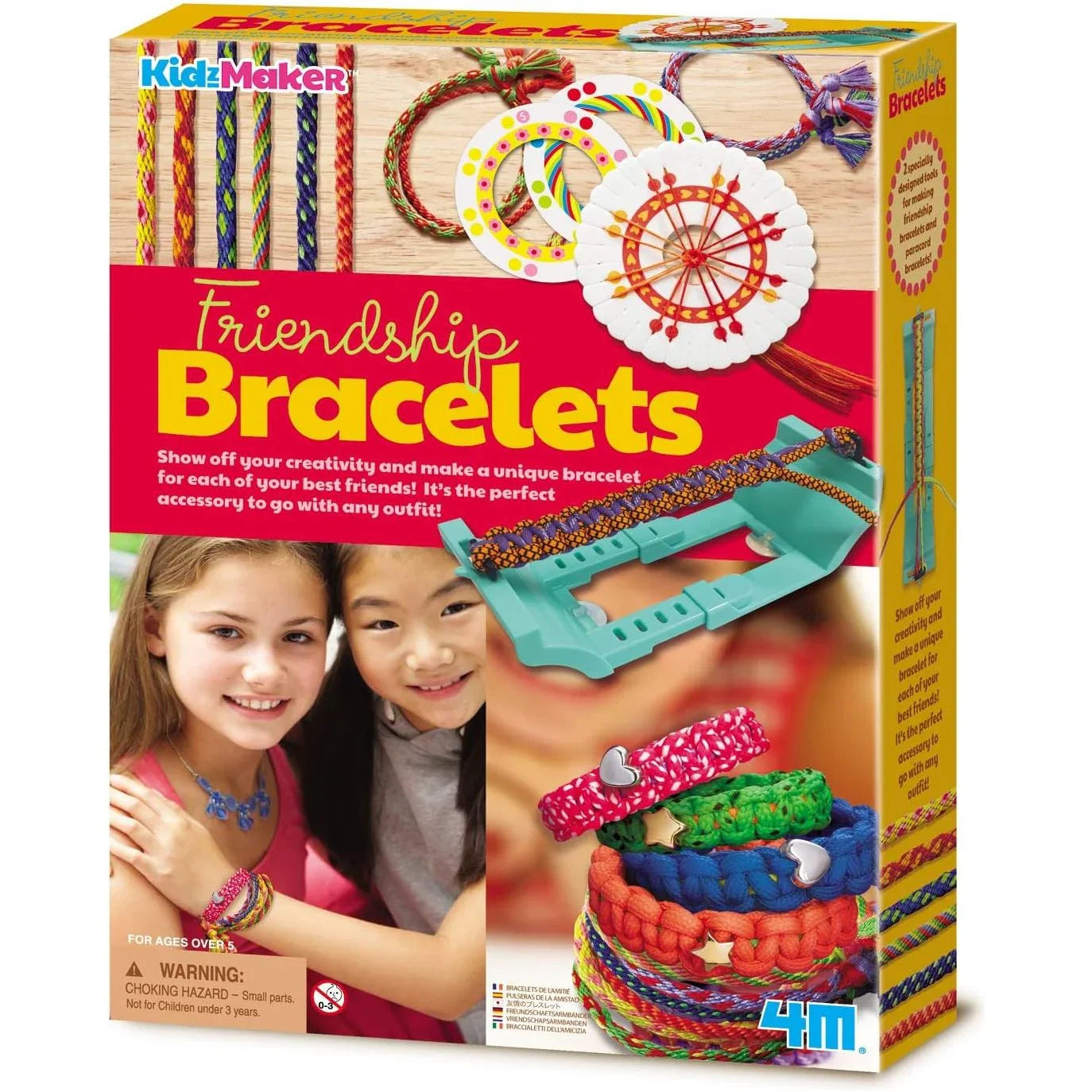 4M Kidzmaker Friendship Bracelets Multicolor Age- 5 Years & Above