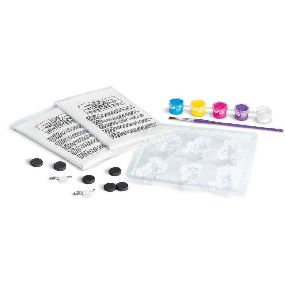 4M Mould And Paint Glitter Fairy – Moule Et Peinture – 6 Motifs – Pour Créer Des Fées Pailletées !
