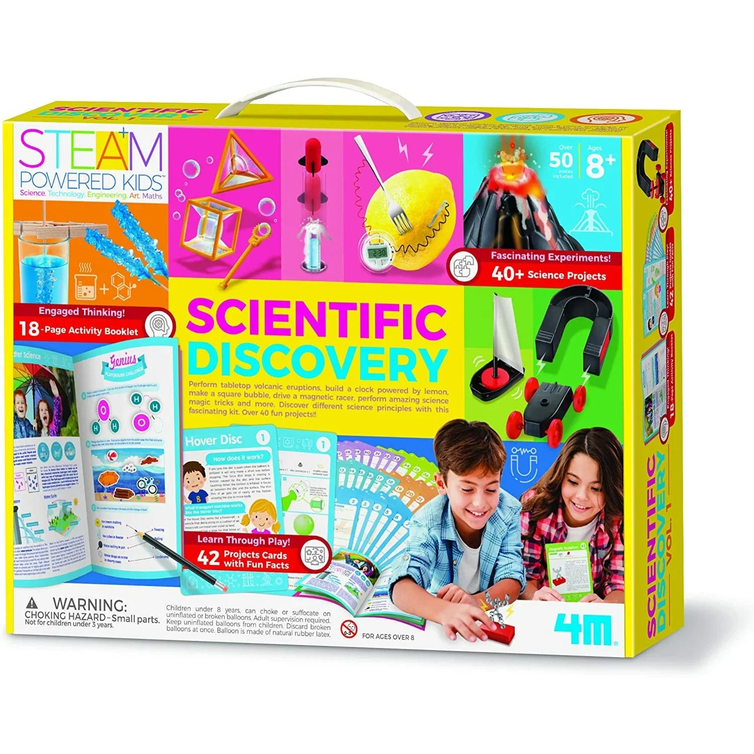 4M STEAM Scientific Discovery Multicolor Age-8 Years