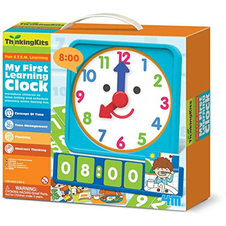 4M Thinking Kits  My first learning Clock 3Y+
