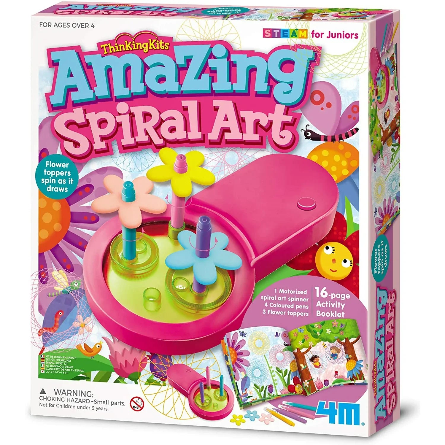 4M Thinking kits Amazing Spiral Multicolor for Age 4 Years & Above