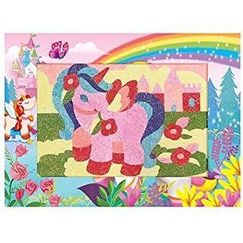 4M Unicorn Glitter Sand Art  Age- 5 Years & Above