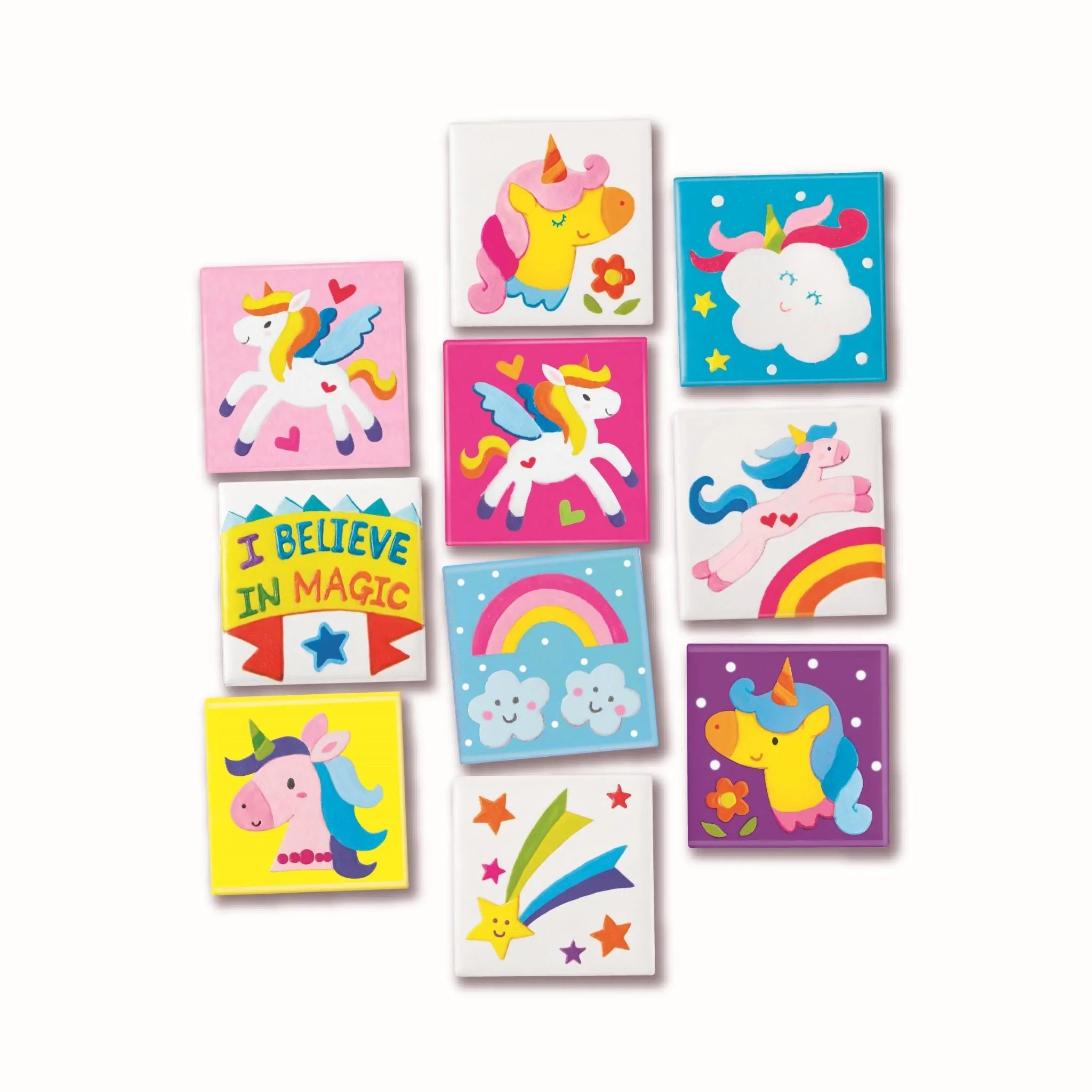 4M Unicorns Mini Tile Art Multicolor Age-8 Years
