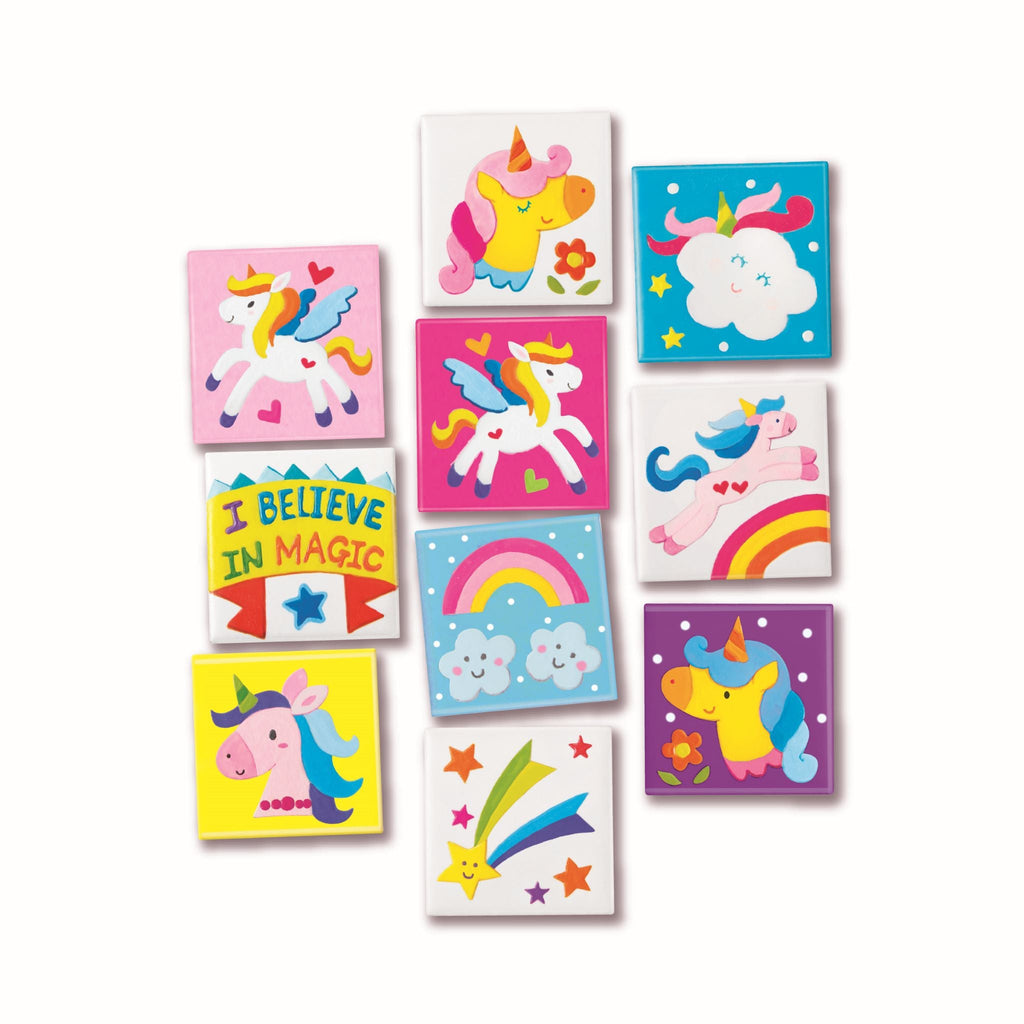 4M Unicorns Mini Tile Art Multicolor Age-8 Years