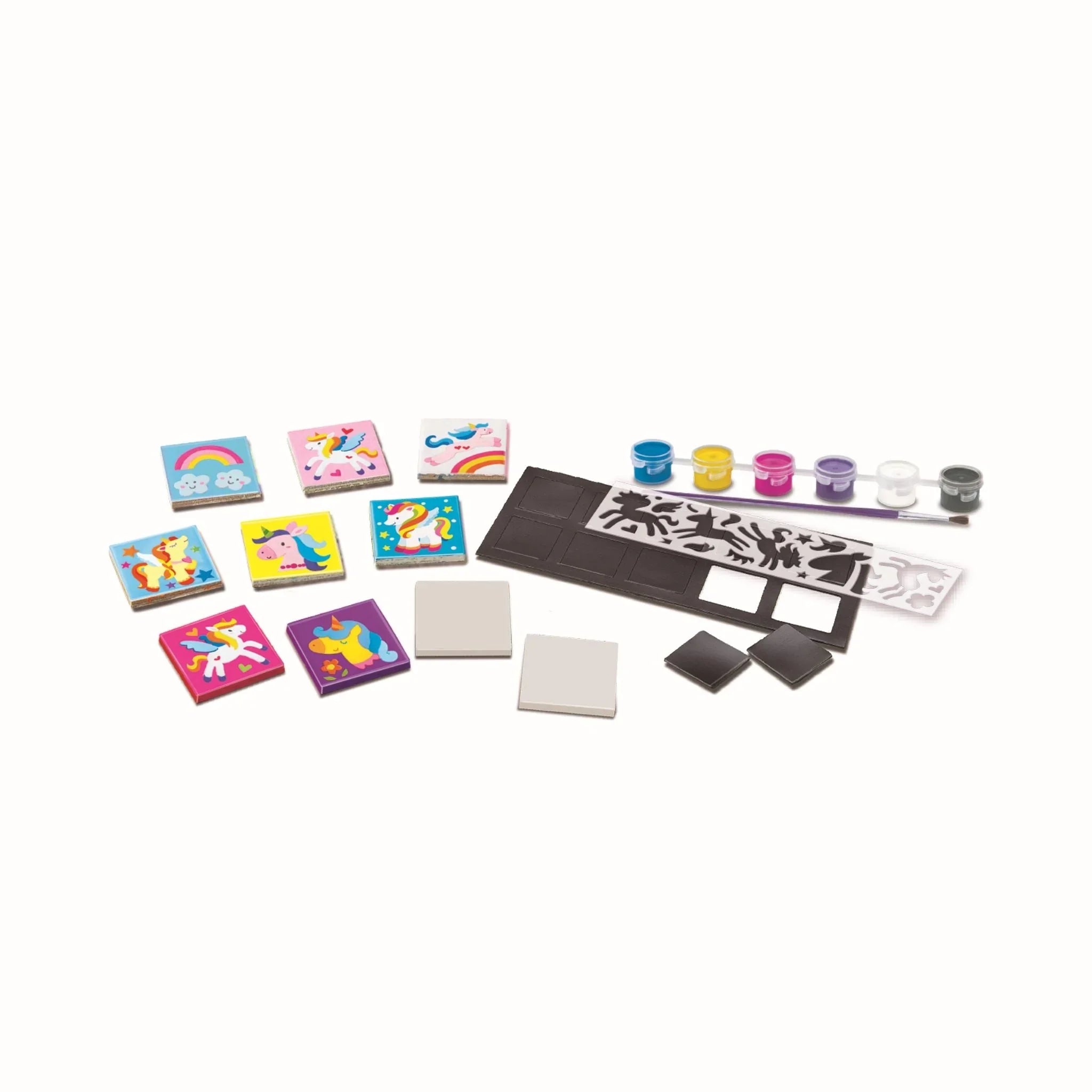 4M Unicorns Mini Tile Art Multicolor Age-8 Years