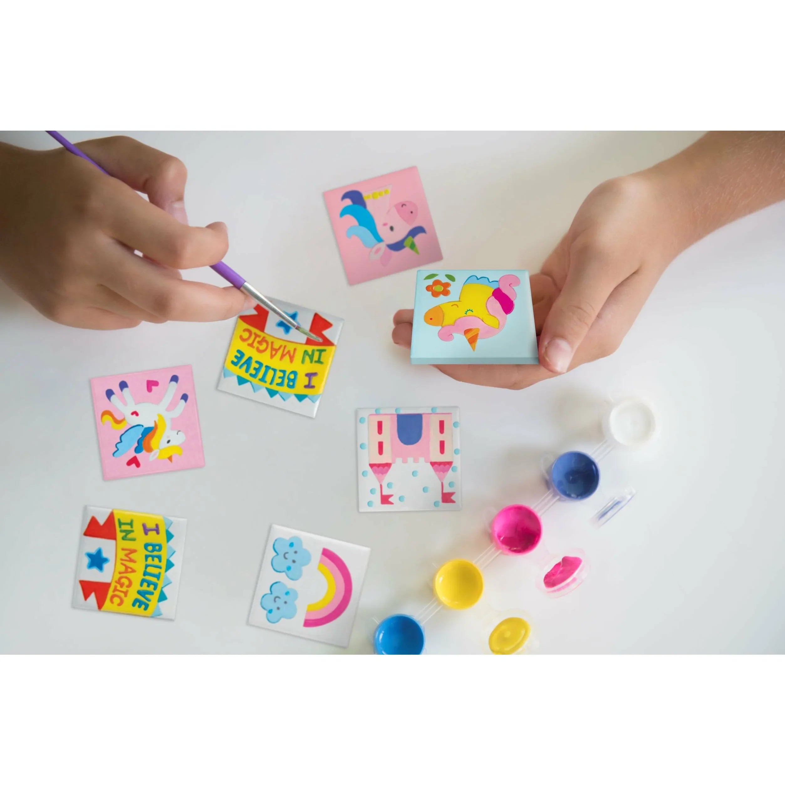 4M Unicorns Mini Tile Art Multicolor Age-8 Years