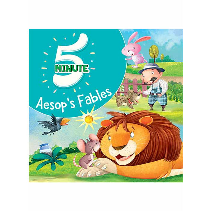 5 Minute Aesop's Fables - Premium Quality Padded & Glittered Book