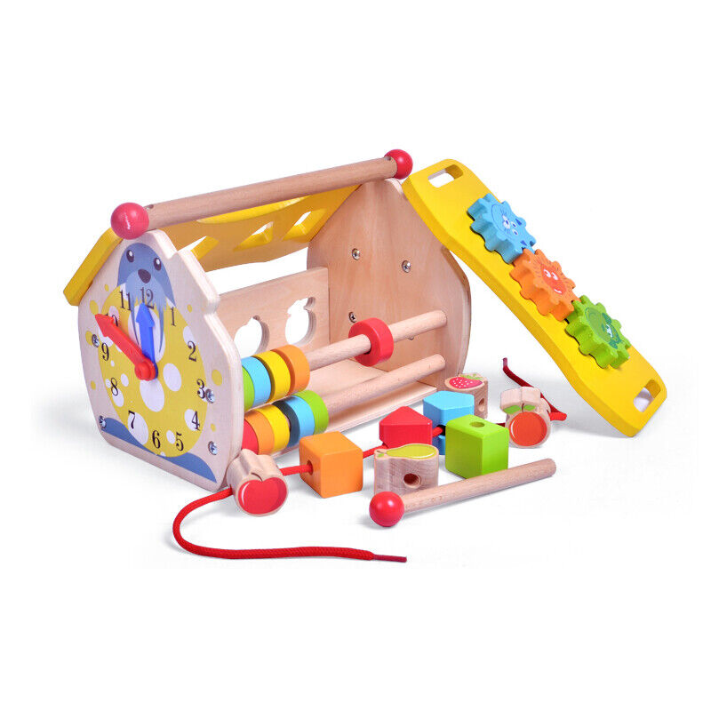 Acool Toys Multi-Functional Intellectual House Multicolor Age- 18 Months & Above