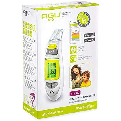 AGU Smart Infrared Thermometer for Age 3-6 Months and in Green/White Color