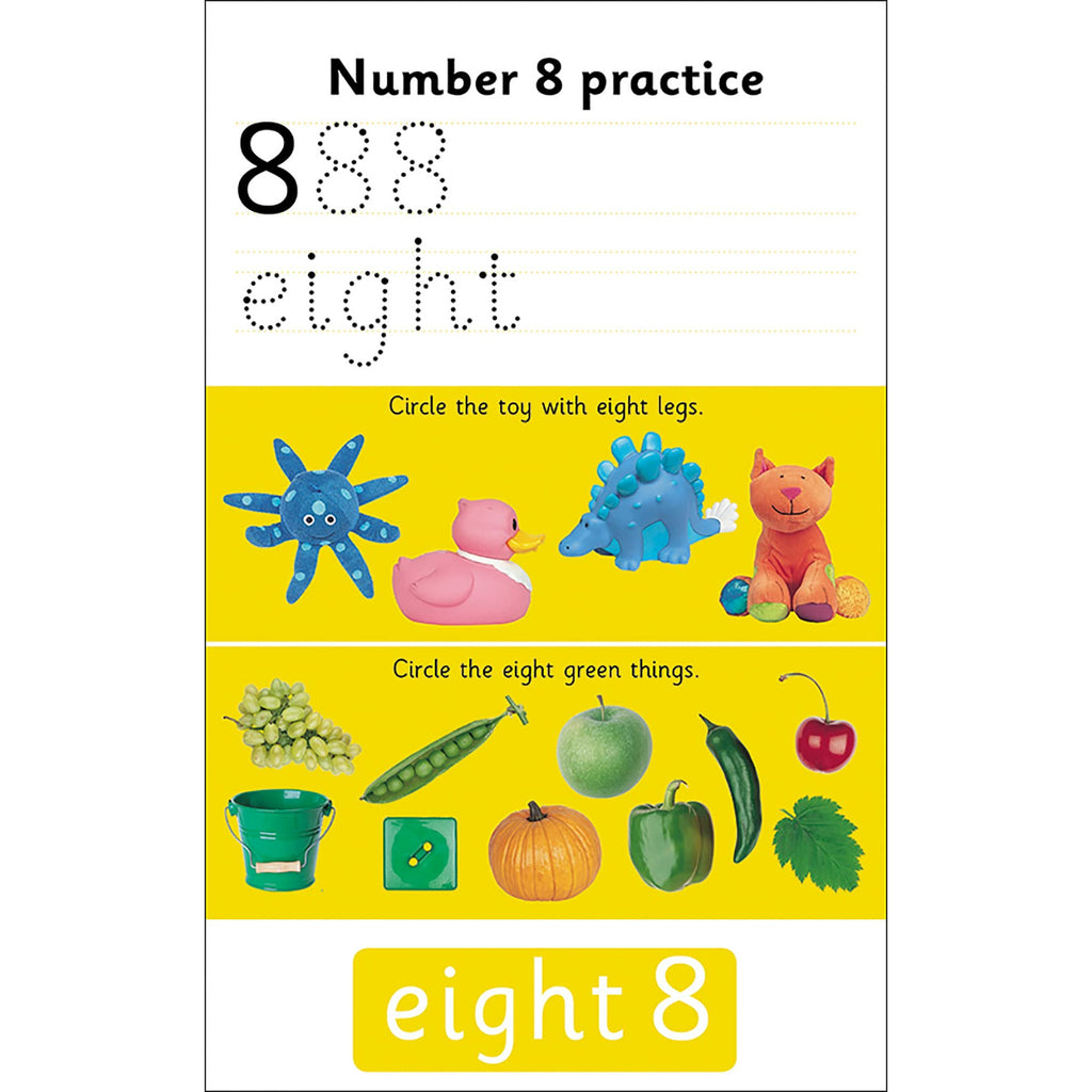 Activity Flash Cards Numbers Paperback Book