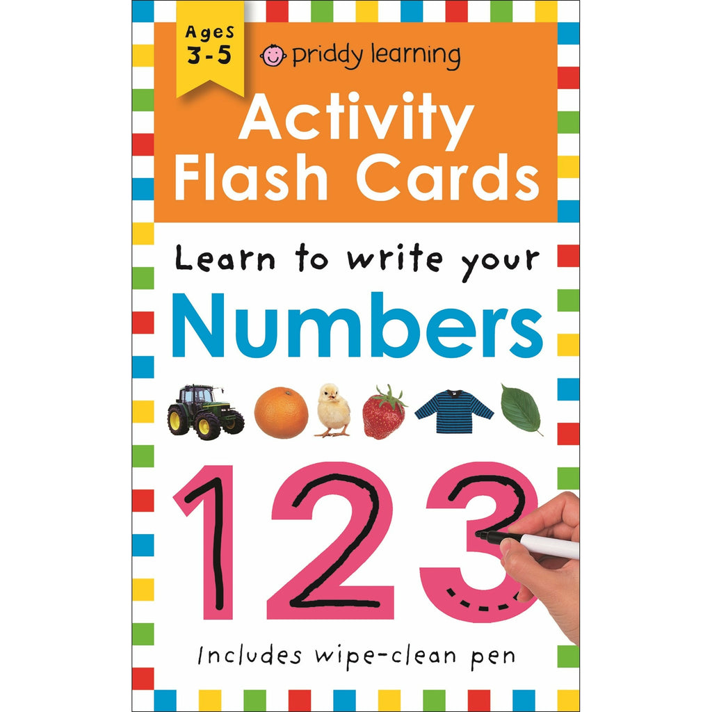 Activity Flash Cards Numbers Paperback Book