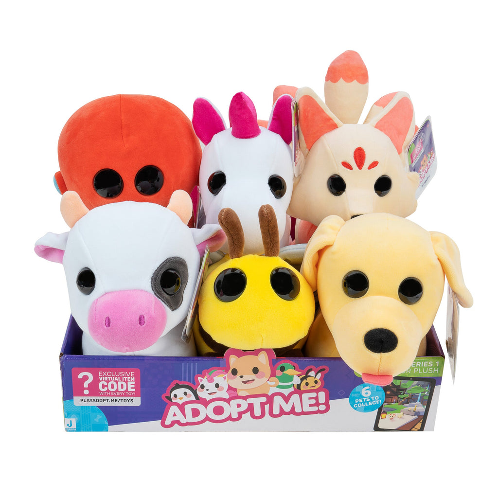 Adoptme Animals 20 cm Plush Toys Assorted 1 Pc Multicolor Age- 6 Months & Above