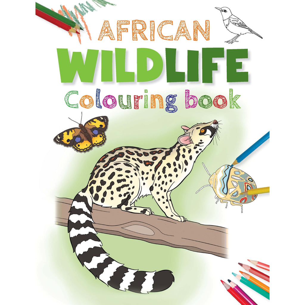 African Wildlife Colouring Book