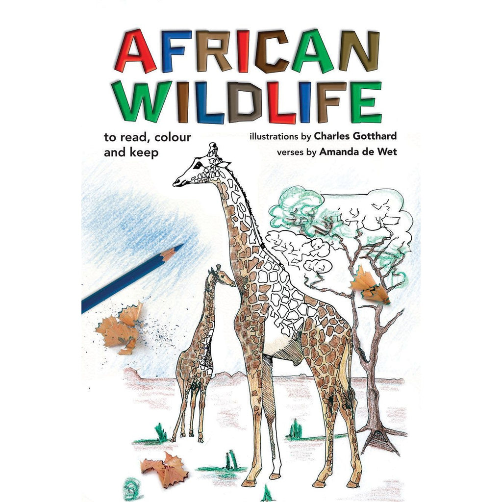 African Wildlife (Read, colour and keep)