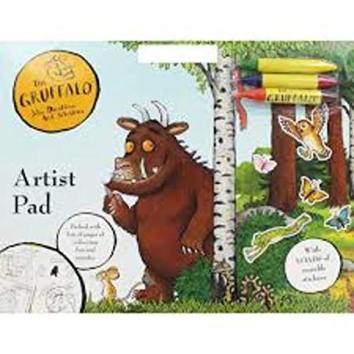 Alligator Books The Gruffalo Artist Pad With Loads Of Reusable Sticker Multicolor Age-3 Years & Above