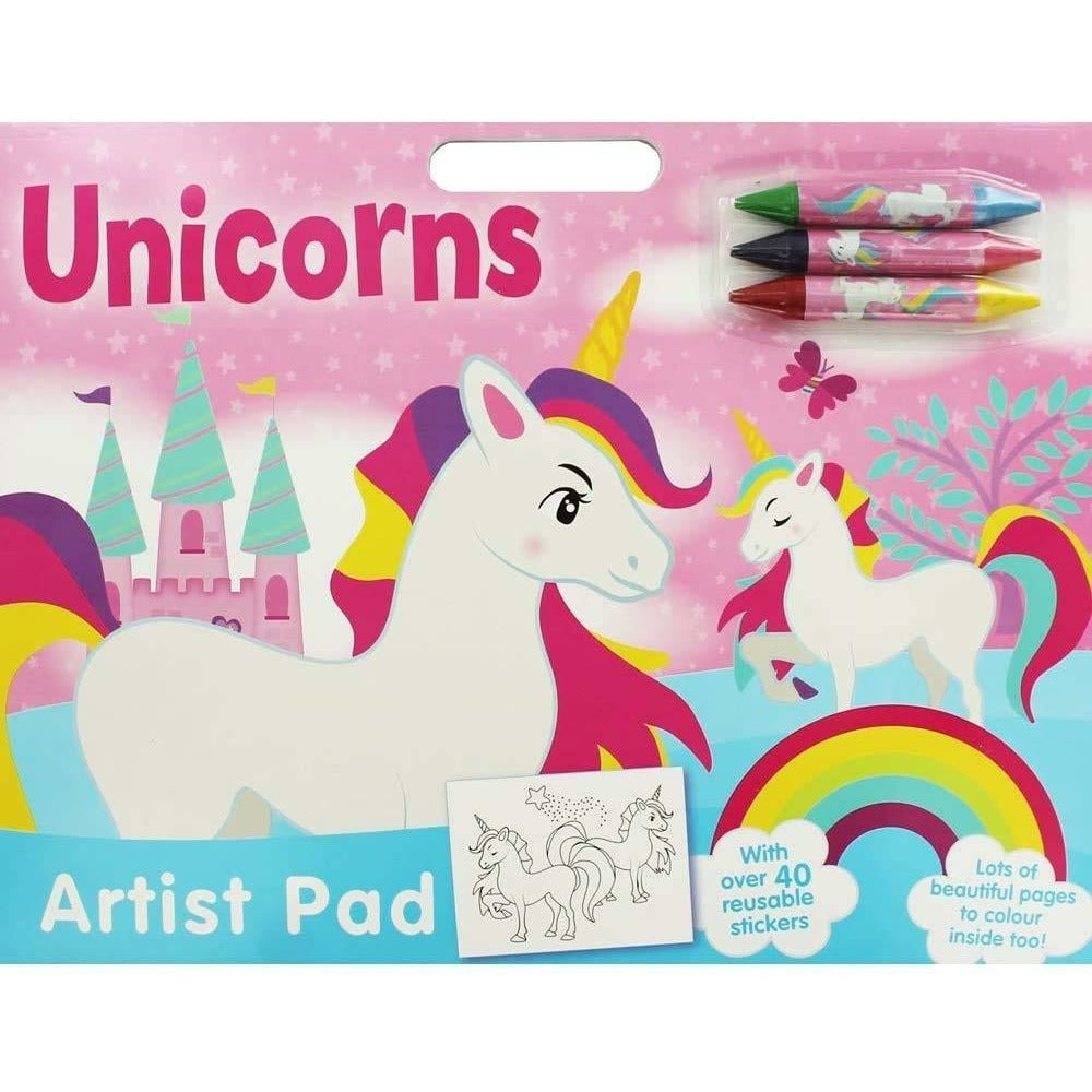 Alligator Books Unicorns Artist Pad Multicolor Age-3 Years & Above