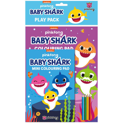 Alligator books Baby Shark Colouring Play Pack Multicolor Age-3 Years & Above