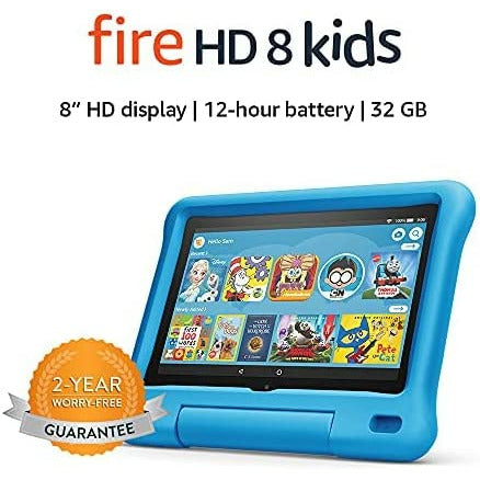 Amazon Fire HD 8 Kids Tablet-Blue Case-3Y+