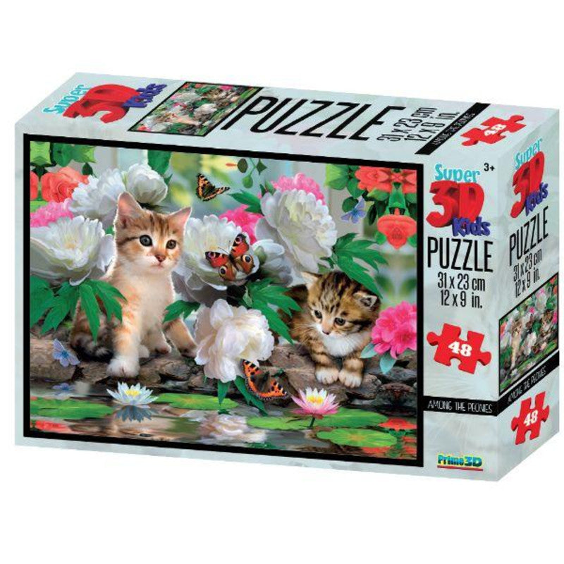 Among The Peonies 3D Puzzle Age-3 Years & Above