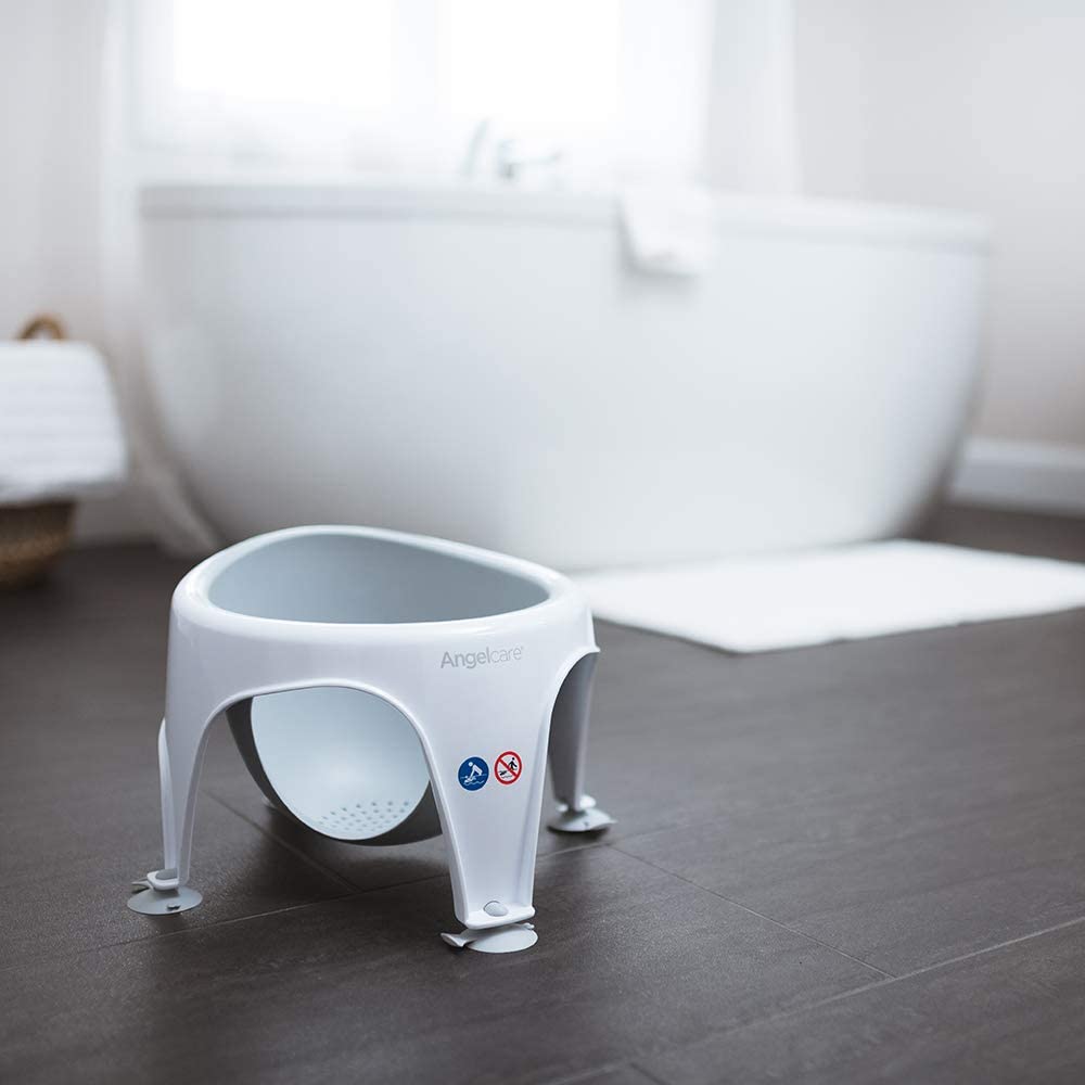 Angelcare Soft Touch Bath Seat Grey Age- 6 Months upto 12 Months