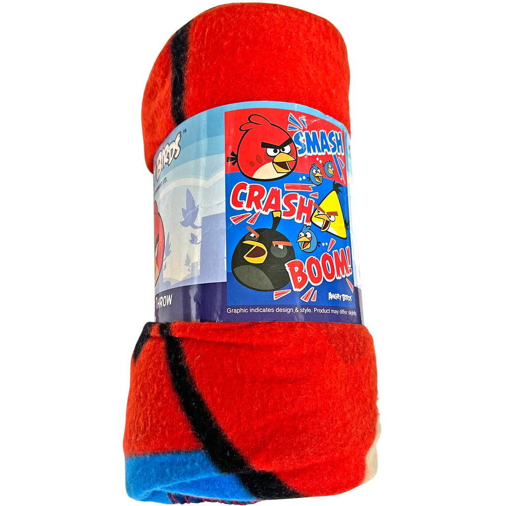 Angry Birds Polar Fleece Throw (115 X 145 cm)