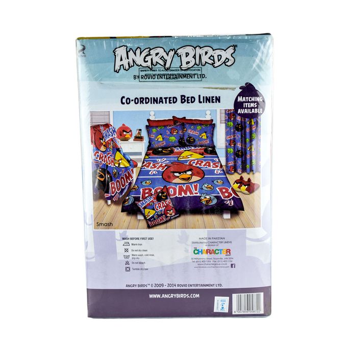 Angry Birds Smash Double Duvet Cover Set