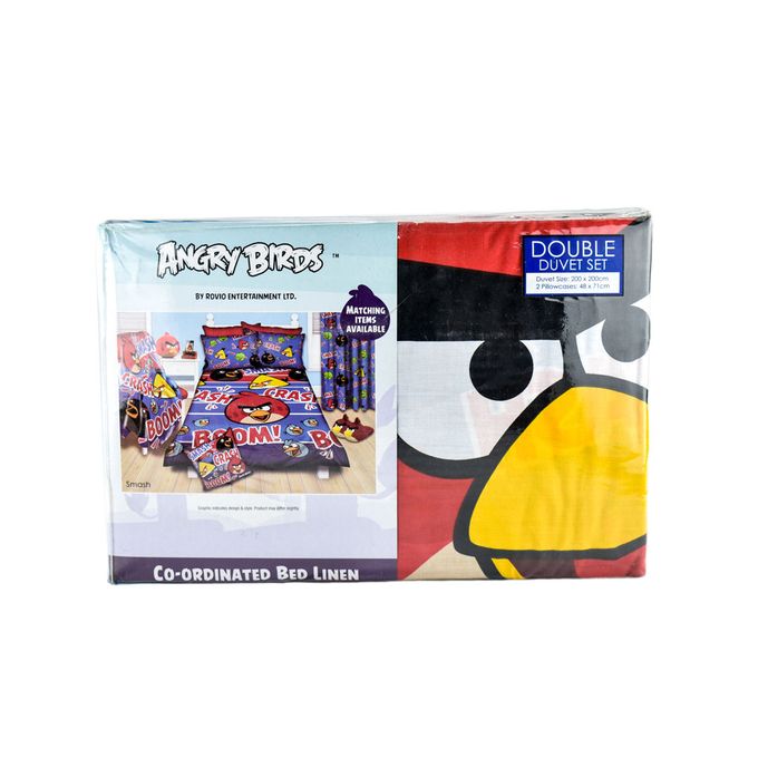 Angry Birds Smash Double Duvet Cover Set