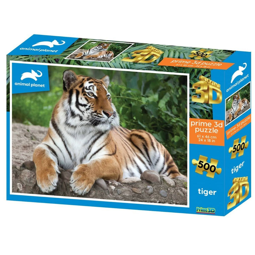 Animal Planet Tiger 500 Piece 3D Puzzle Age-6 Years & Above