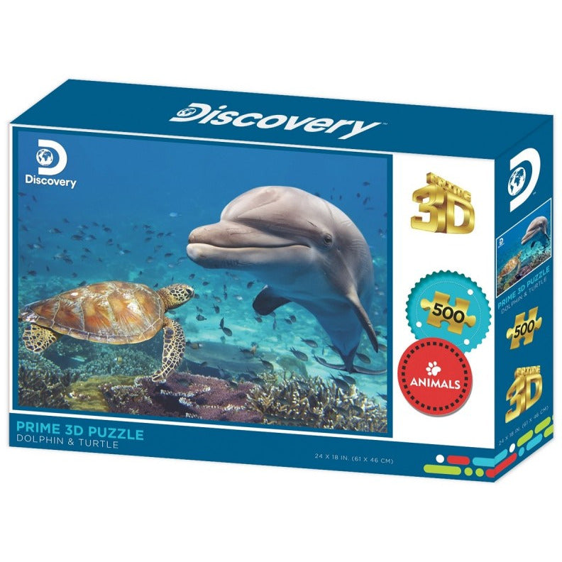 Animal Planet Whale 500 Pieces 3D Puzzles Age-8 Years & Above Age-6 Years & Above