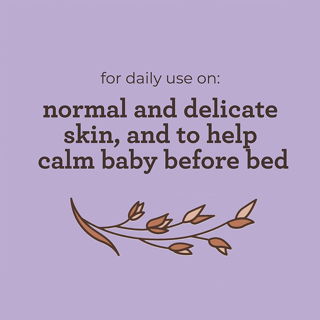 Aveeno Baby Calming Comfort Bath Natural Oat Extract+Lavender Scent 532ml Age- Newborn & Above