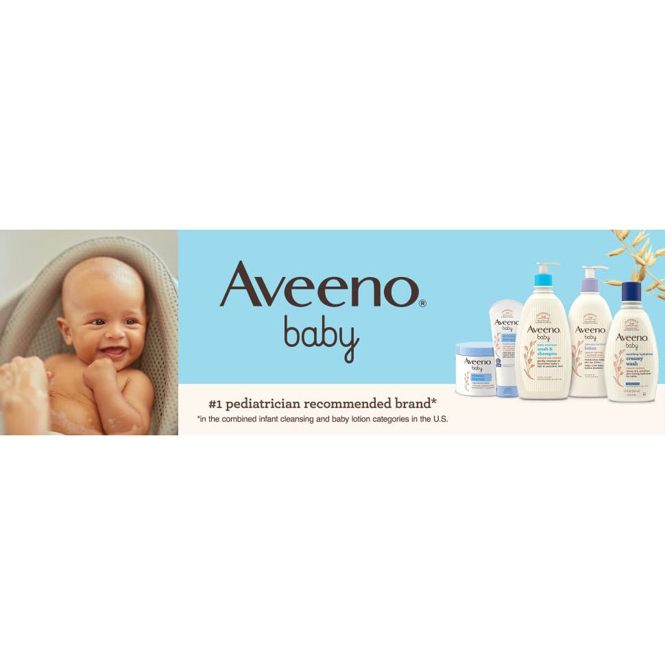 Aveeno Baby Calming Comfort Bath Natural Oat Extract+Lavender Scent 532ml Age- Newborn & Above