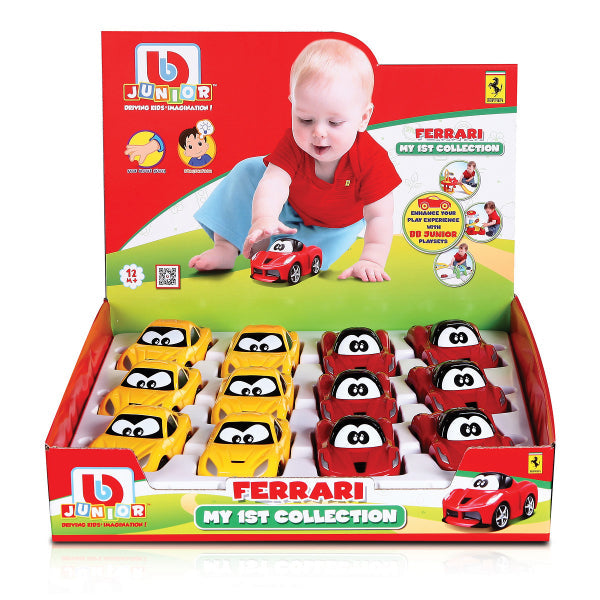 BBjunior Ferrari My 1st Collection F12berlinetta / LaFerrari (12 Pieces)Red/Yellow Age 3 Years & Above