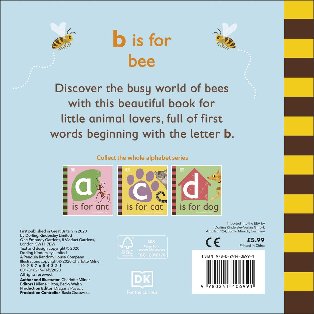 B is for Bee Board book
