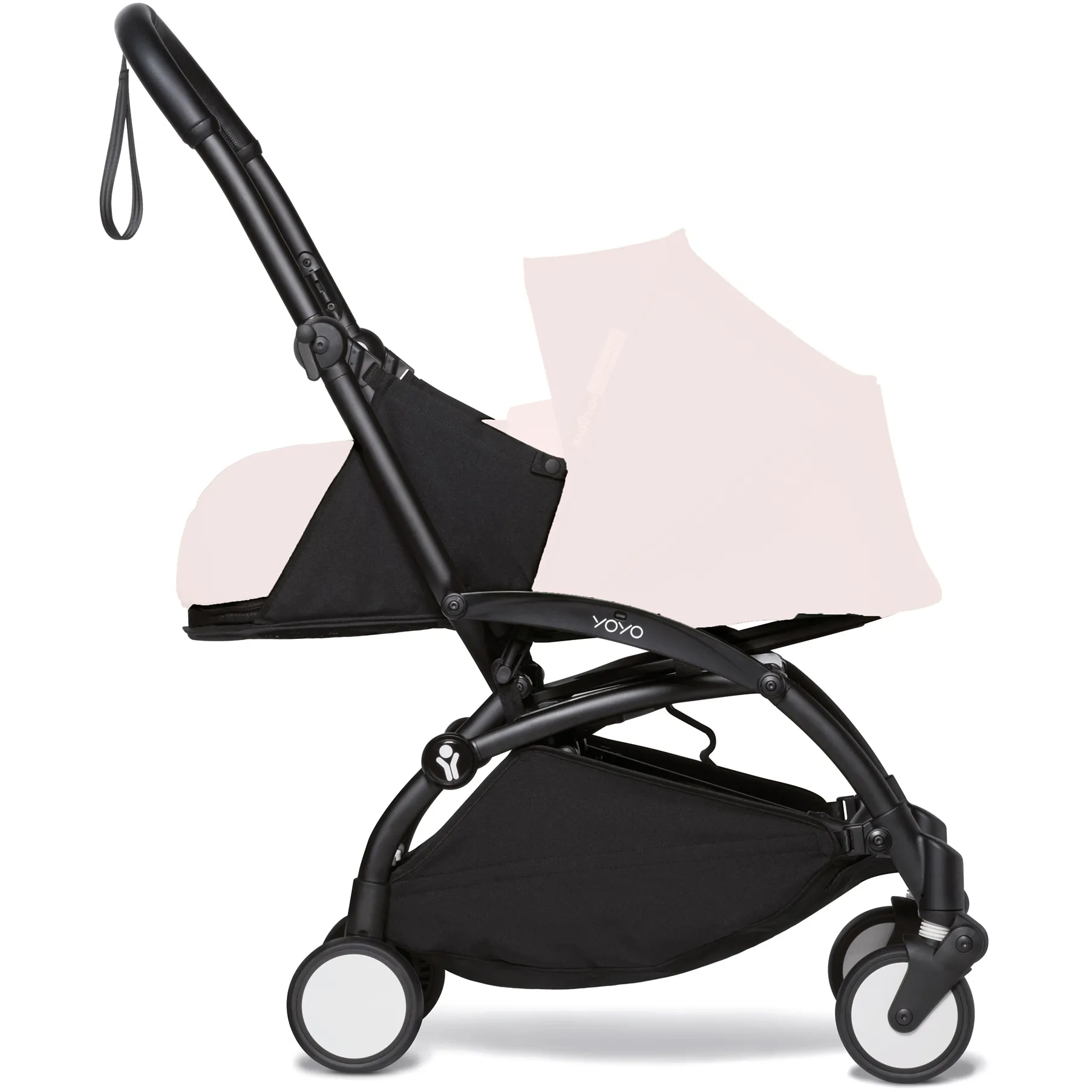 BabyZen Yoyo 2 Frame Black Age Newborn Above Colour Pack Bassinet sold Separately Peekaboo