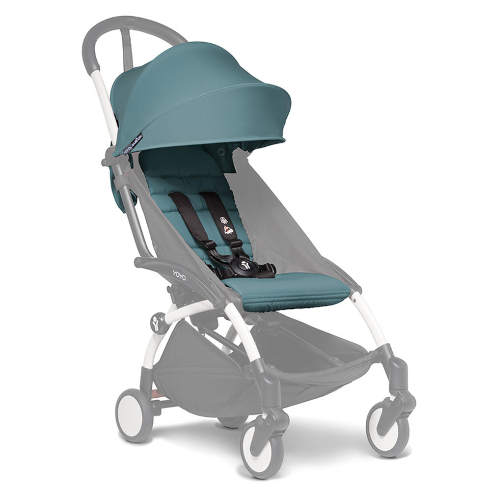 BabyZen Yoyo Color Pack Aqua for 6 Months Above Frame sold Seperately Peekaboo