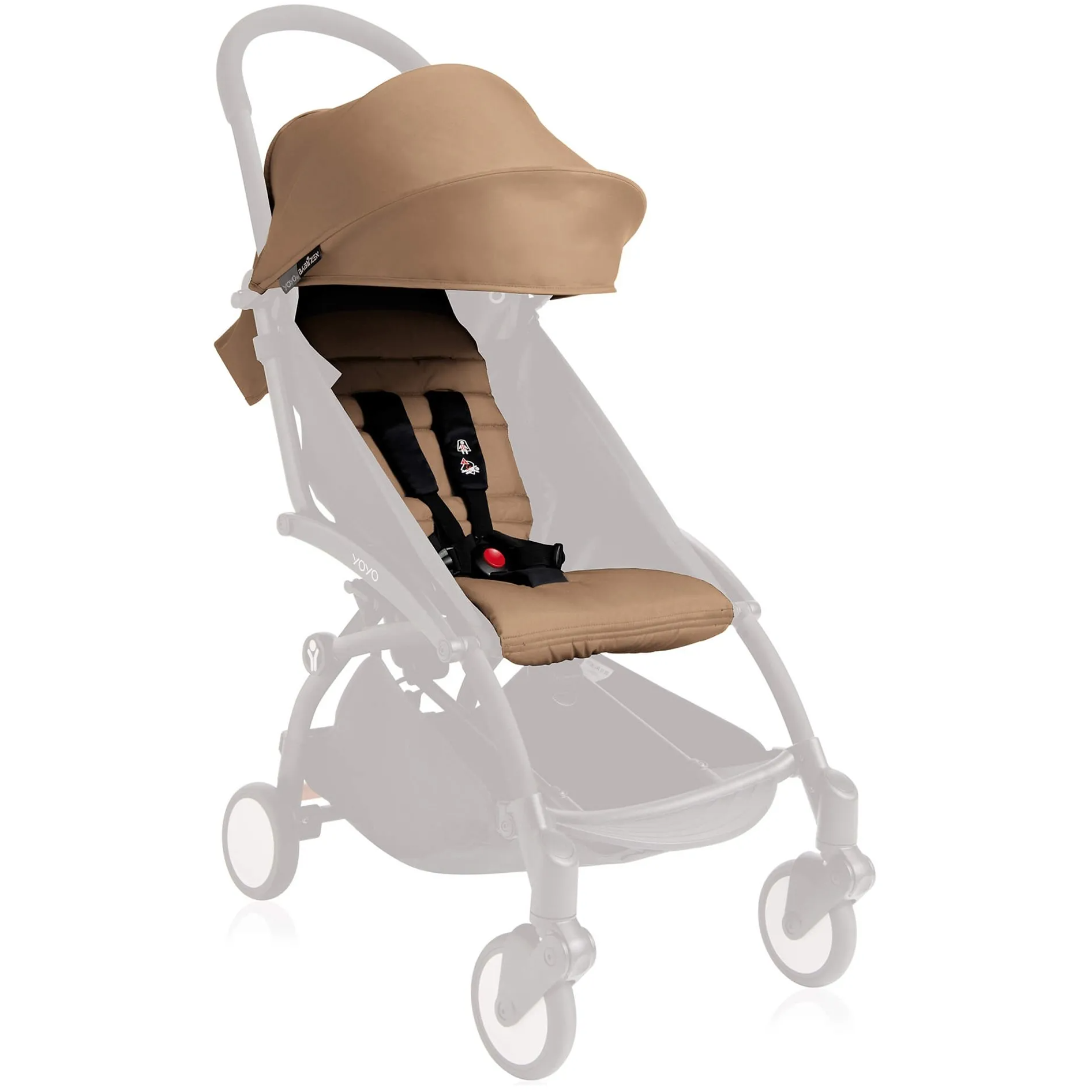 BabyZen Yoyo Color Pack Taupe for 6 Months Above Frame Sold Seperately Peekaboo