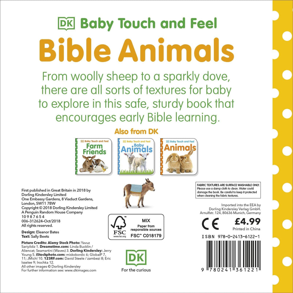 Baby Touch and Feel Bible Animals
