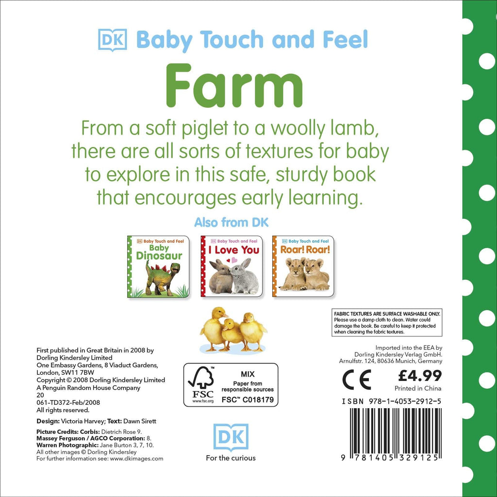 Baby Touch and Feel Farm by DK